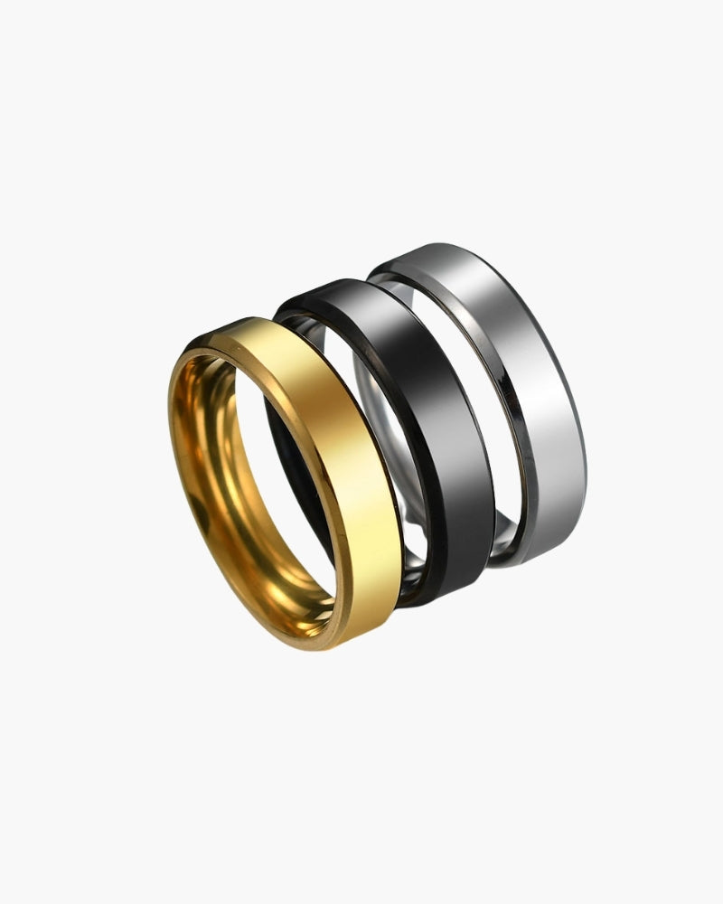 Trinity Steel Ring - Old Money