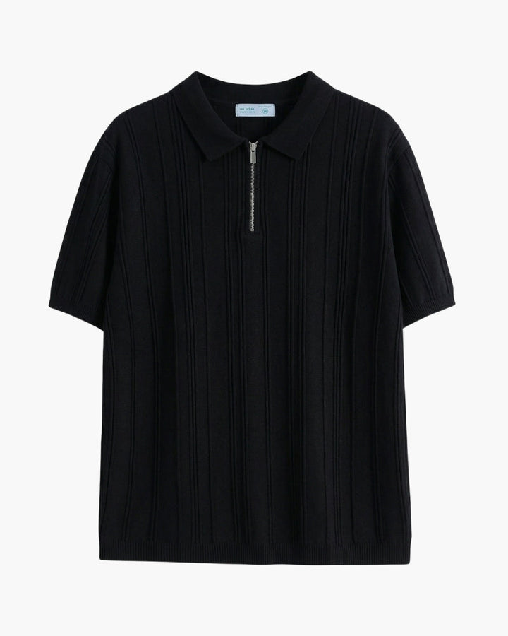 Signature Zip-Up Polo - Old Money