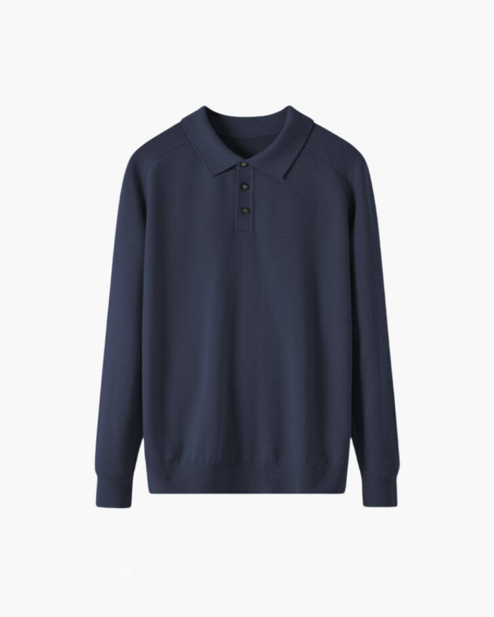 100% Premium Wool Polo - Old Money
