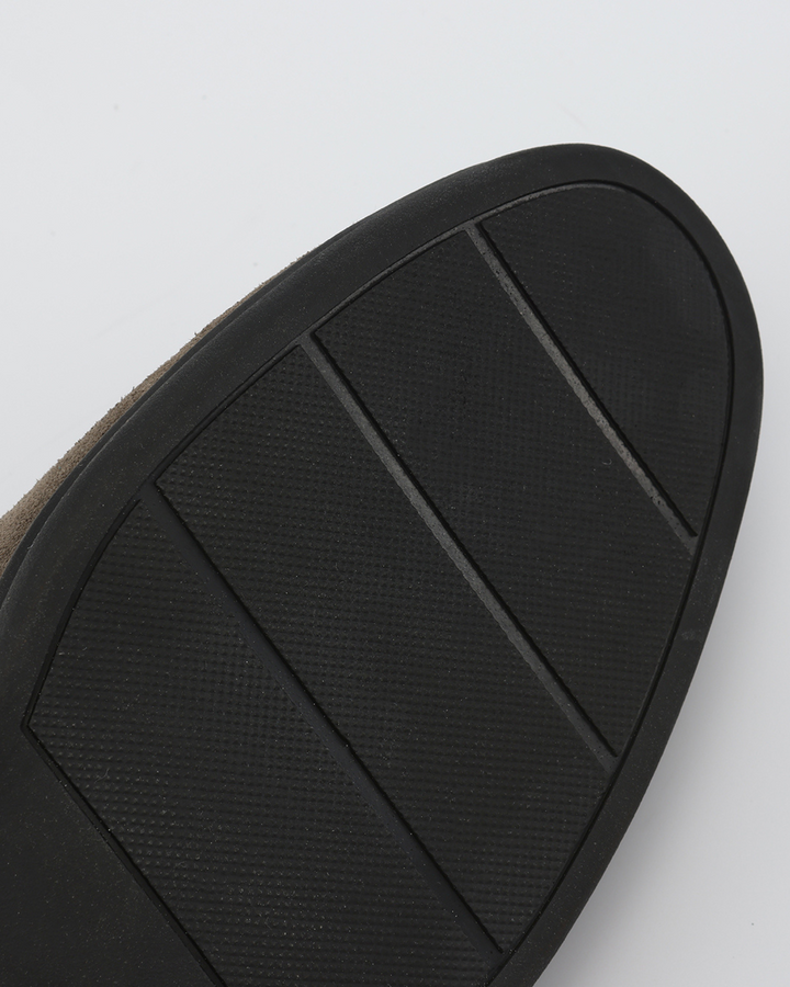 Premium Suede Loafers - Black Soles - Old Money