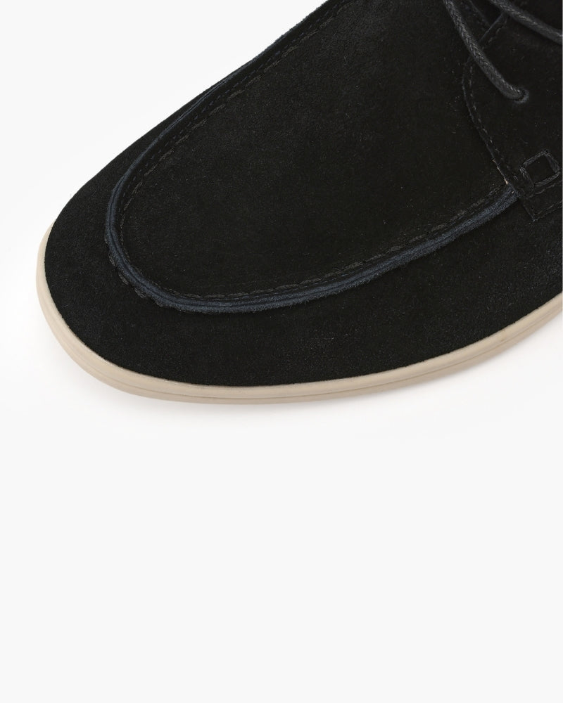 Premium Suede Lace Shoes - Old Money