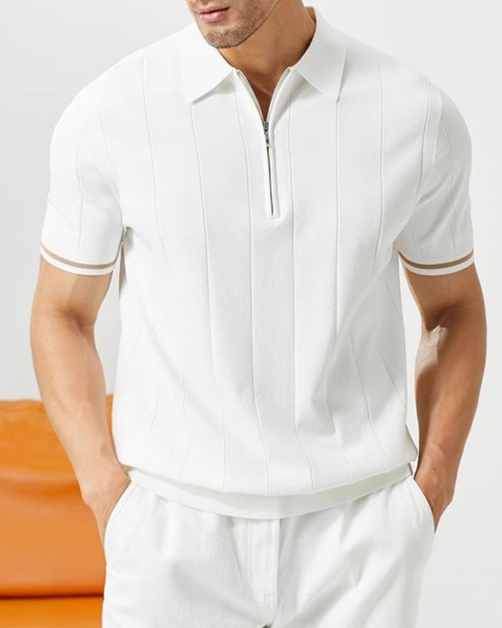 Signature Contrast Trim Polo - Old Money