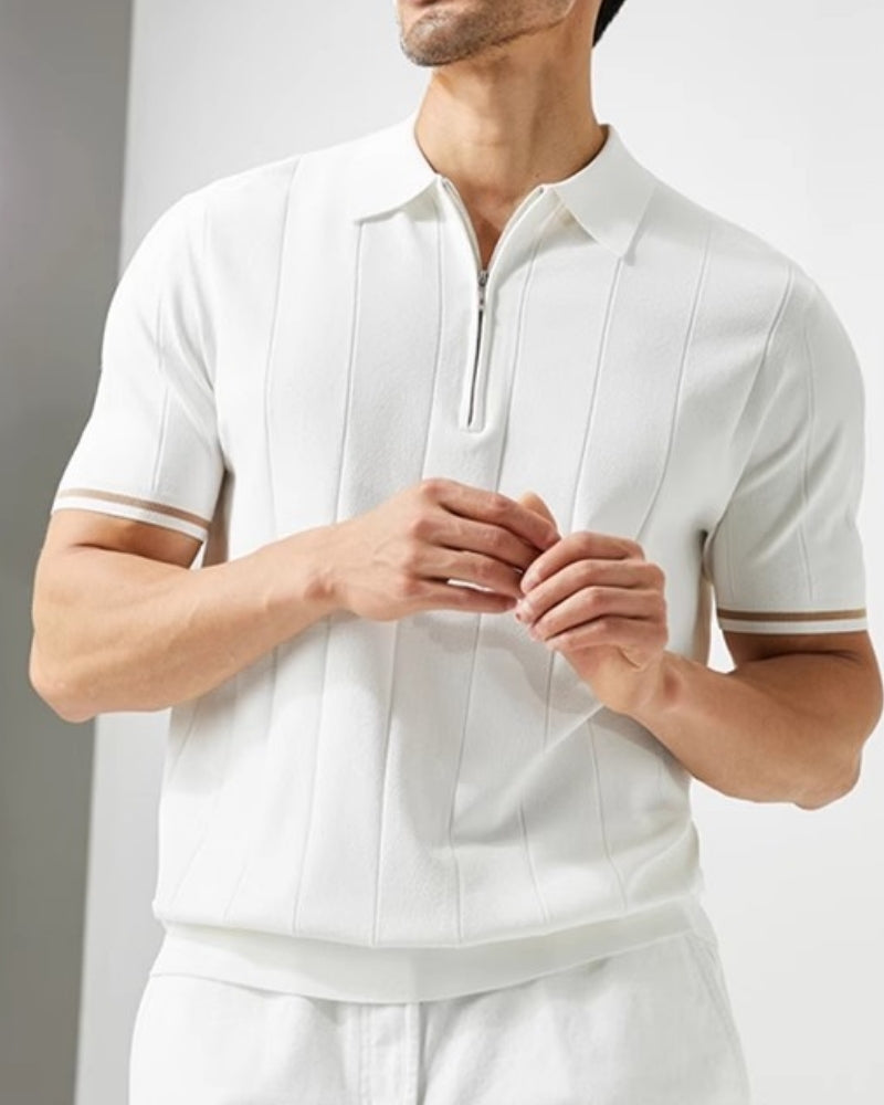 Signature Contrast Trim Polo - Old Money