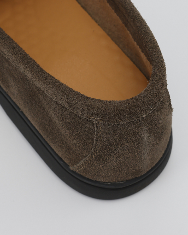 Premium Suede Loafers - Black Soles - Old Money