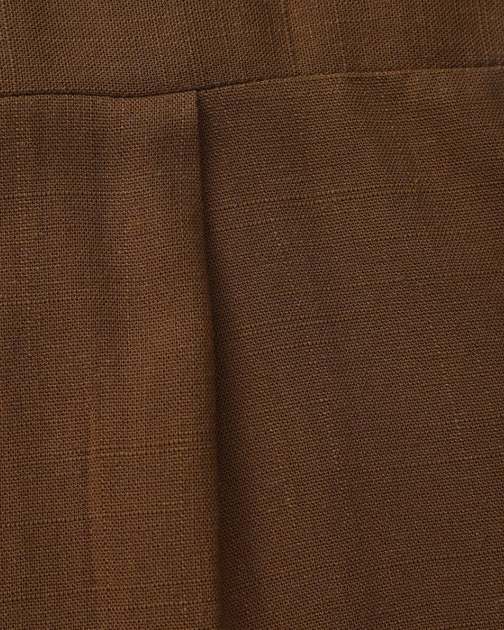 Men’s Mandarin Collar Shirt – Relaxed Fit Textured Cotton Shirt - Old Money