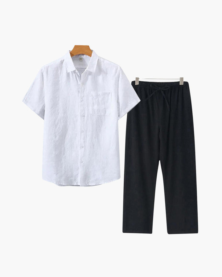 Old Money Linen Combo (Shortsleeve) - Old Money