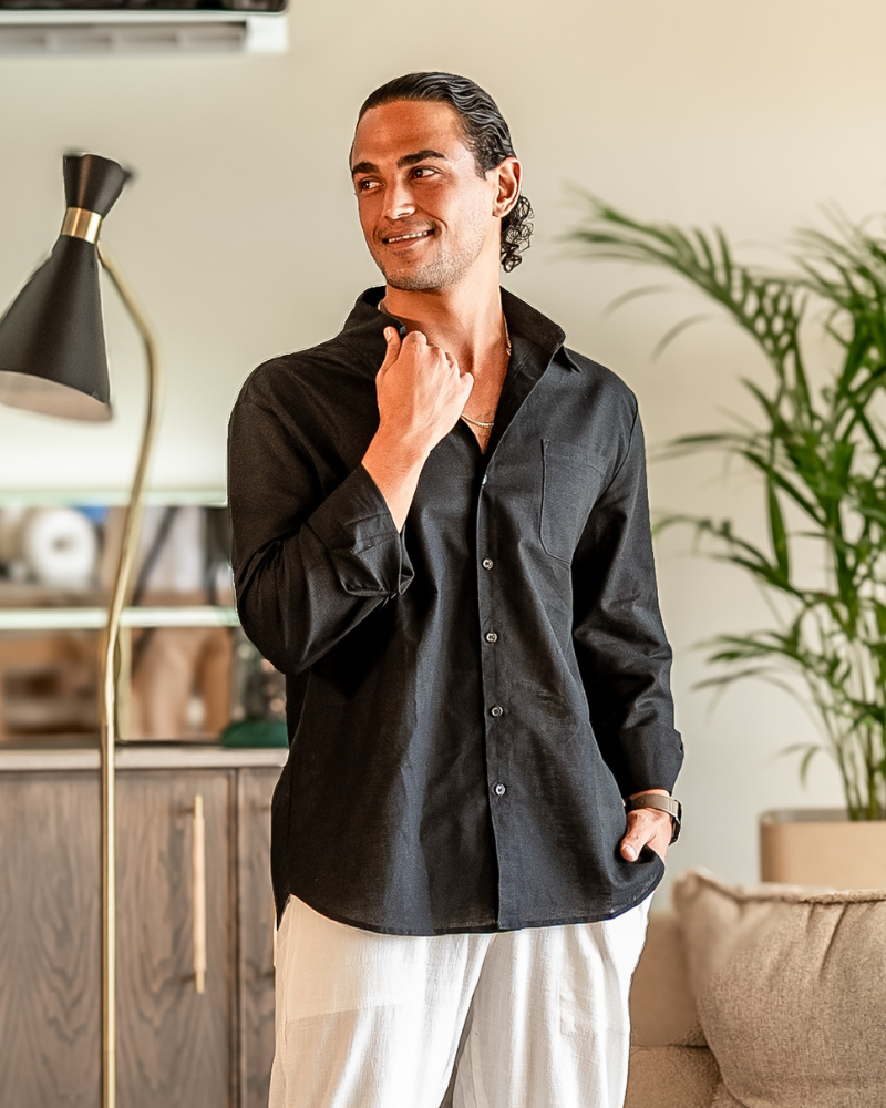 Cape Town - 100% Linen Shirt - Old Money
