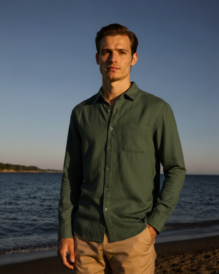 Cape Town - 100% Linen Shirt - Old Money