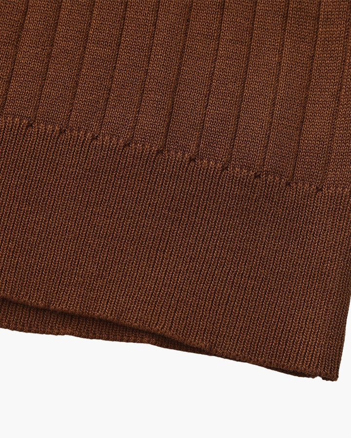Premium Ribbed Polo - Old Money
