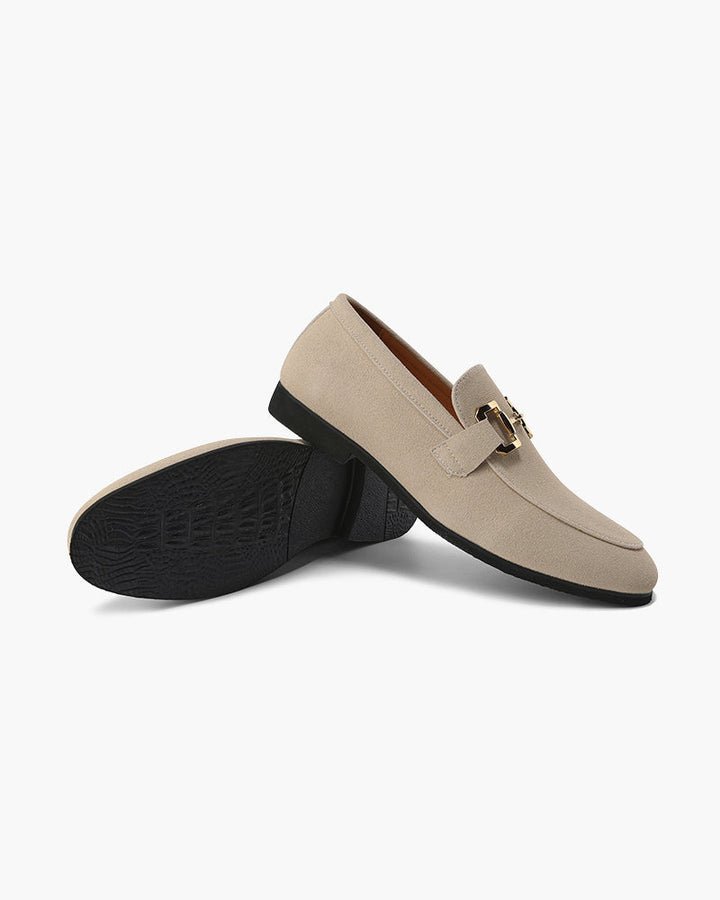Luxury Suede Loafers - Old Money