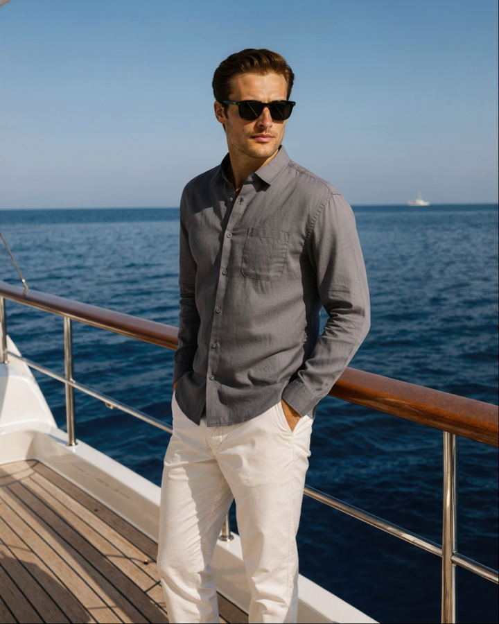 Cape Town - 100% Linen Shirt - Old Money