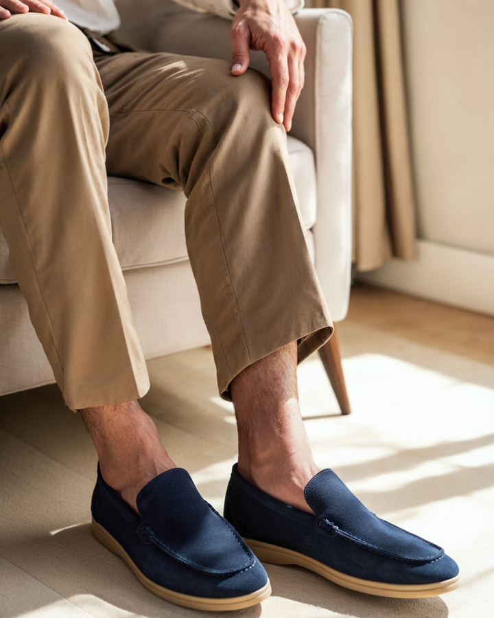 Old Money Premium Suede Loafers - Old Money