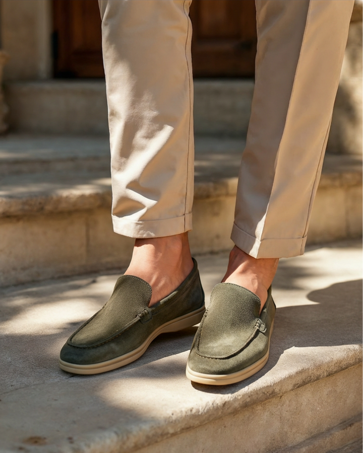 Old Money Premium Suede Loafers - Old Money
